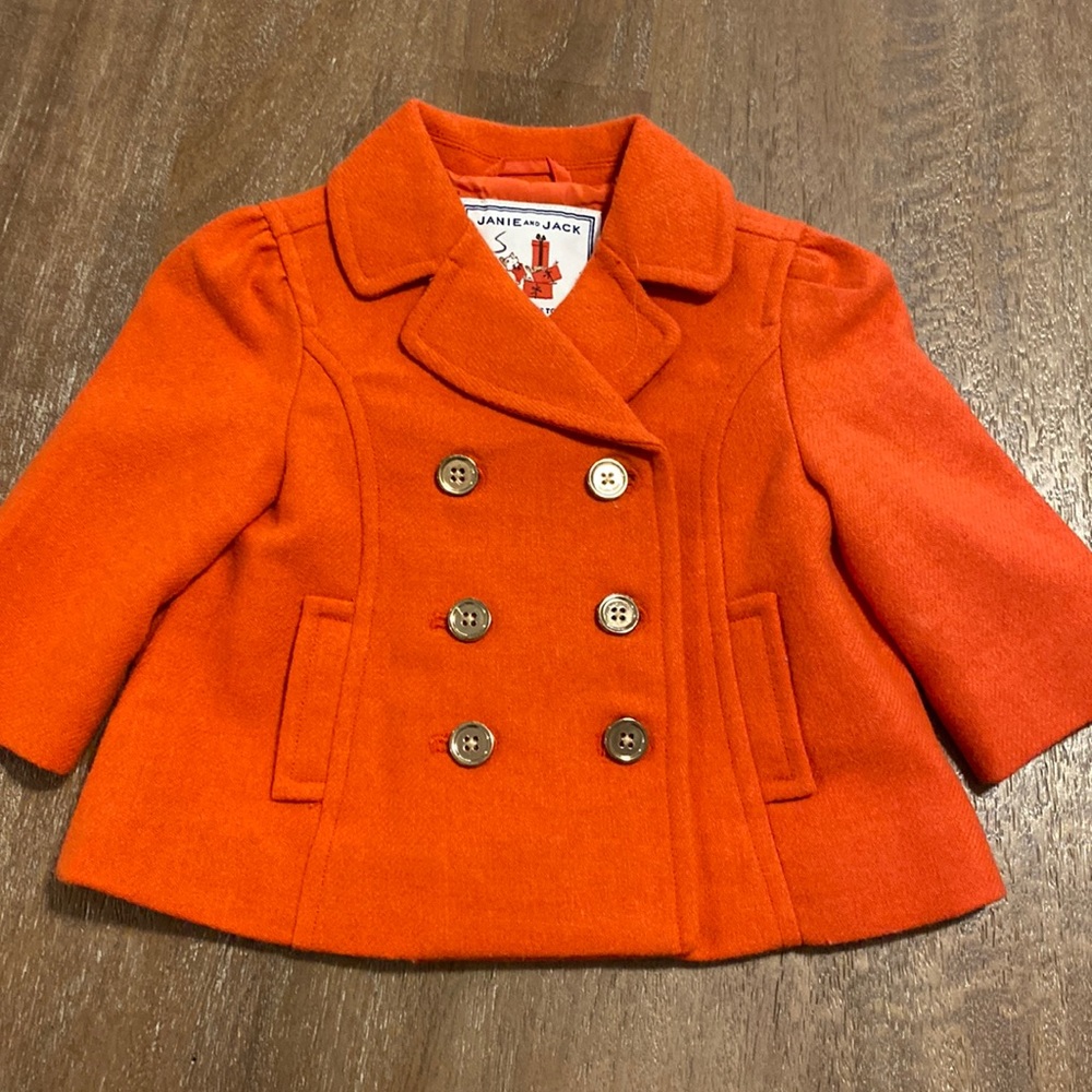 Janie and Jack wool baby coat